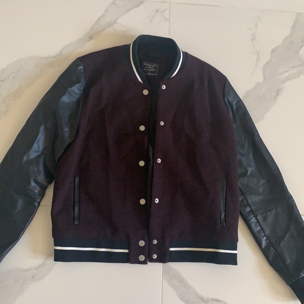 A&F Varsity Jacket